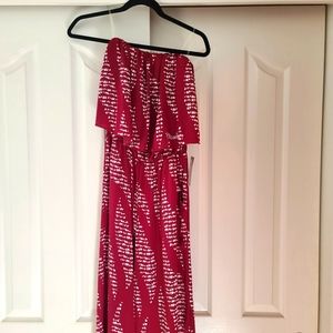 Women's Long Strapless Jumpsuit